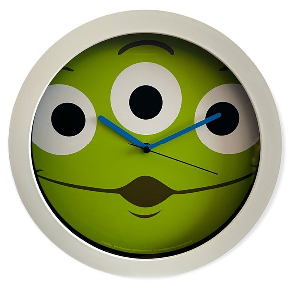 Cartoon Toy Story, Aliens Wall Clock 9,5”/23cm, Watches, Home Décor, Toy, White - Picture 1 of 3